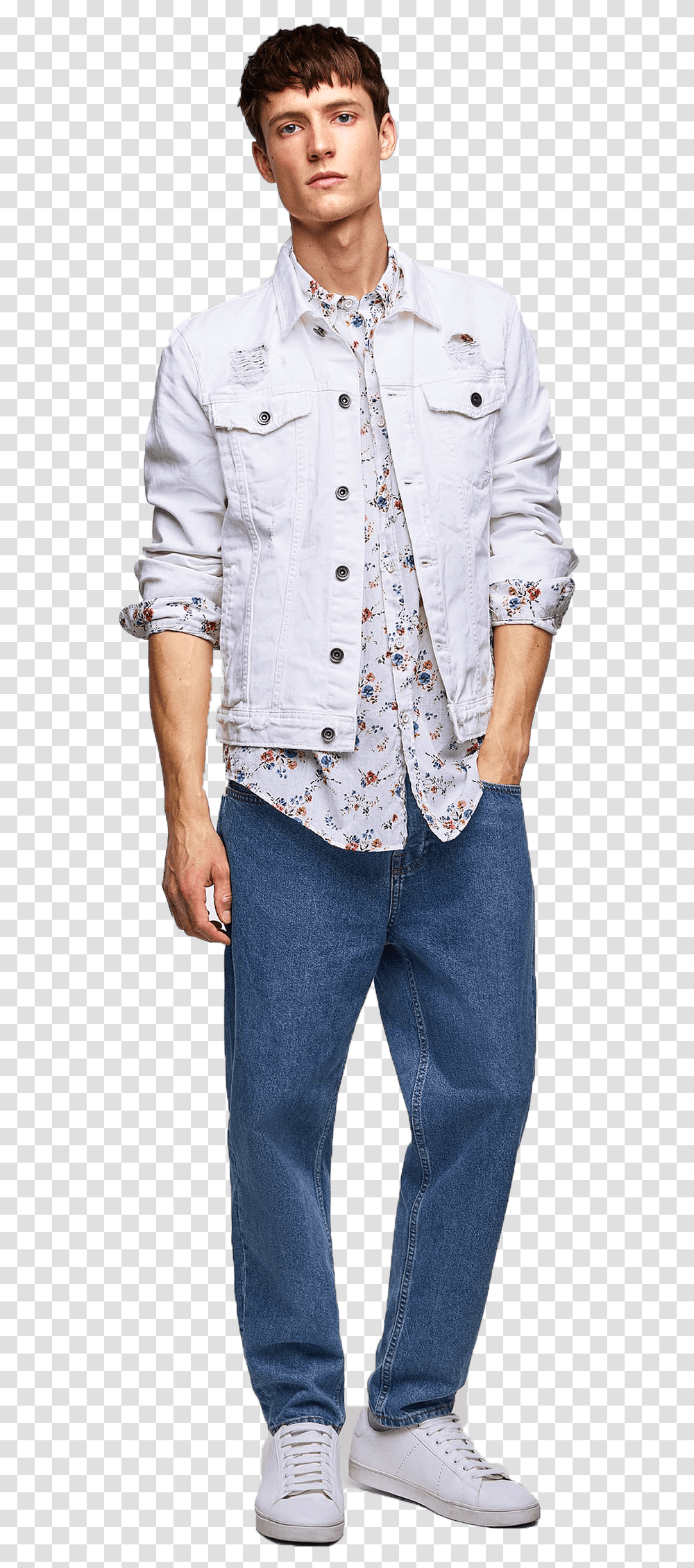 Jeans Shirt Model, Person, Sleeve, Pants Transparent Png