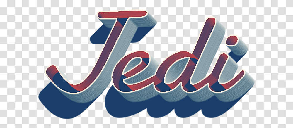 Jedi 3d Letter Name Calligraphy, Weapon, Weaponry, Blade Transparent Png