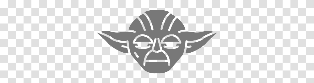 Jedi Master Starwars Yoda Icon Star Wars Icons Yoda, Mask, Stencil Transparent Png