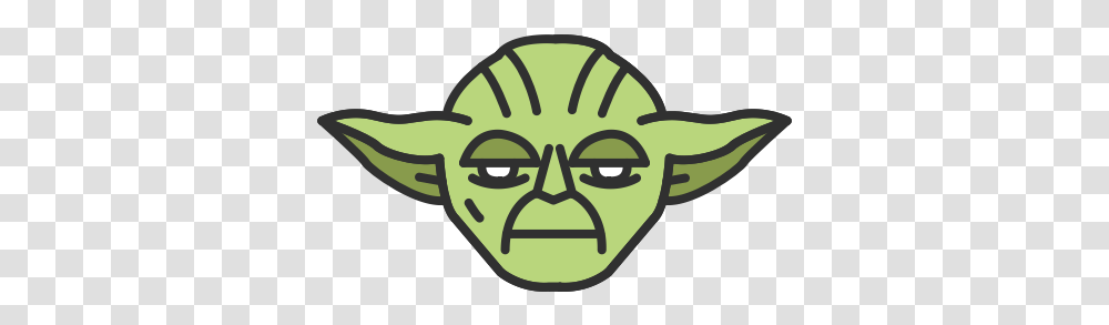 Jedi Master Starwars Yoda Icon Star Wars Yoda Icon, Label, Text, Face, Mask Transparent Png
