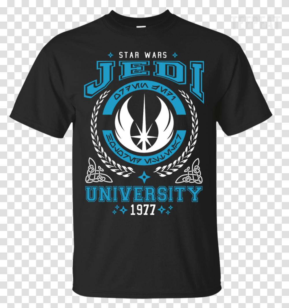 Jedi University Tee Apparel Teepeat Jedi, T-Shirt, Hand Transparent Png
