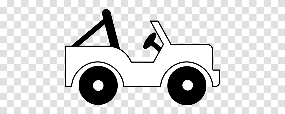 Jeep Clipart Black And White, Vehicle, Transportation, Car, Tire Transparent Png