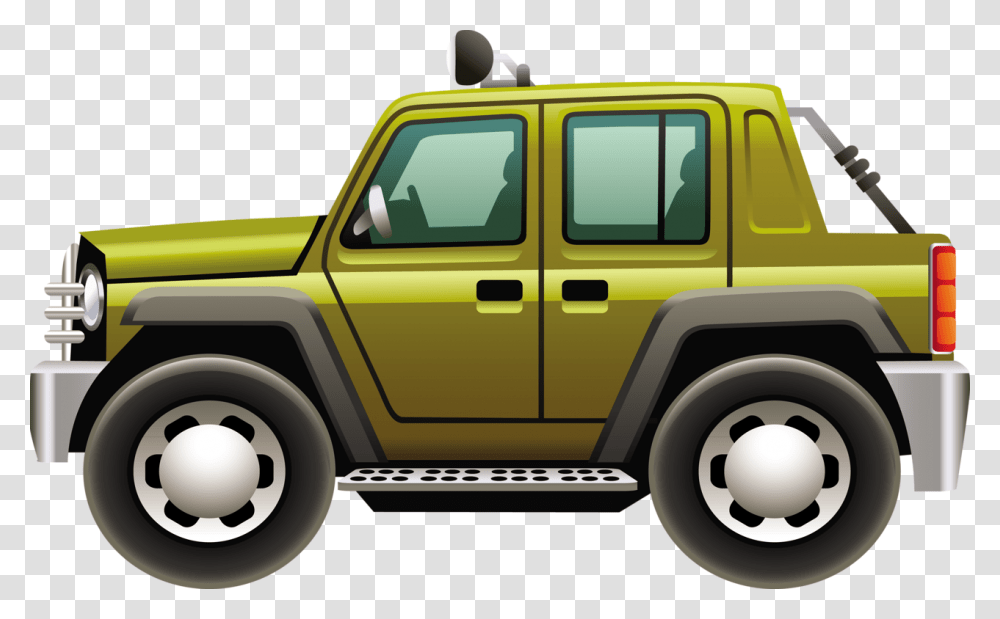 Jeep Clipart File Cartoon Jeep, Vehicle, Transportation, Automobile, Wheel Transparent Png