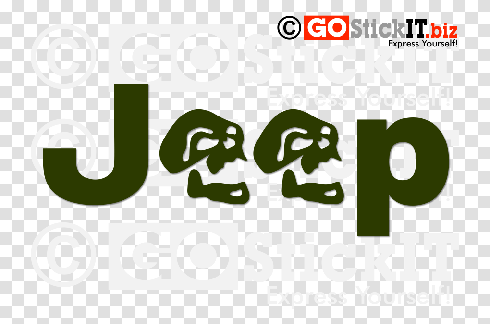 Jeep Logo Jeep Logo Skulls Vinyl Decal Stickerpng Decal, Alphabet, Word, Label Transparent Png