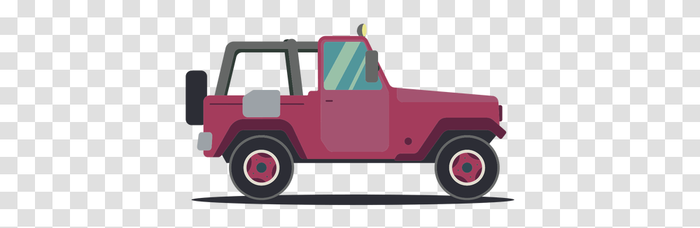 Jeep Wheel Vehicle Car Body Flat Jeep Vector Image, Transportation, Automobile, Fire Truck, Buggy Transparent Png