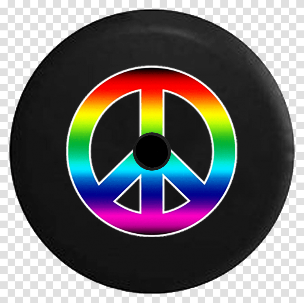 Jeep Wrangler Jl Backup Camera Day Rainbow Colorful Peace Sign, Tape, Logo, Trademark Transparent Png