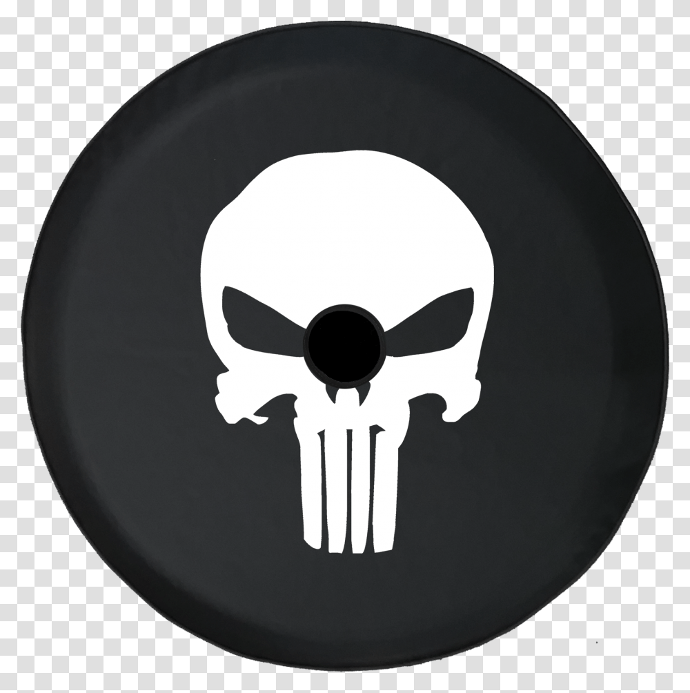 Jeep Wrangler Jl Backup Camera Punisher Skull A101 Punisher Skull, Logo, Trademark, Badge Transparent Png