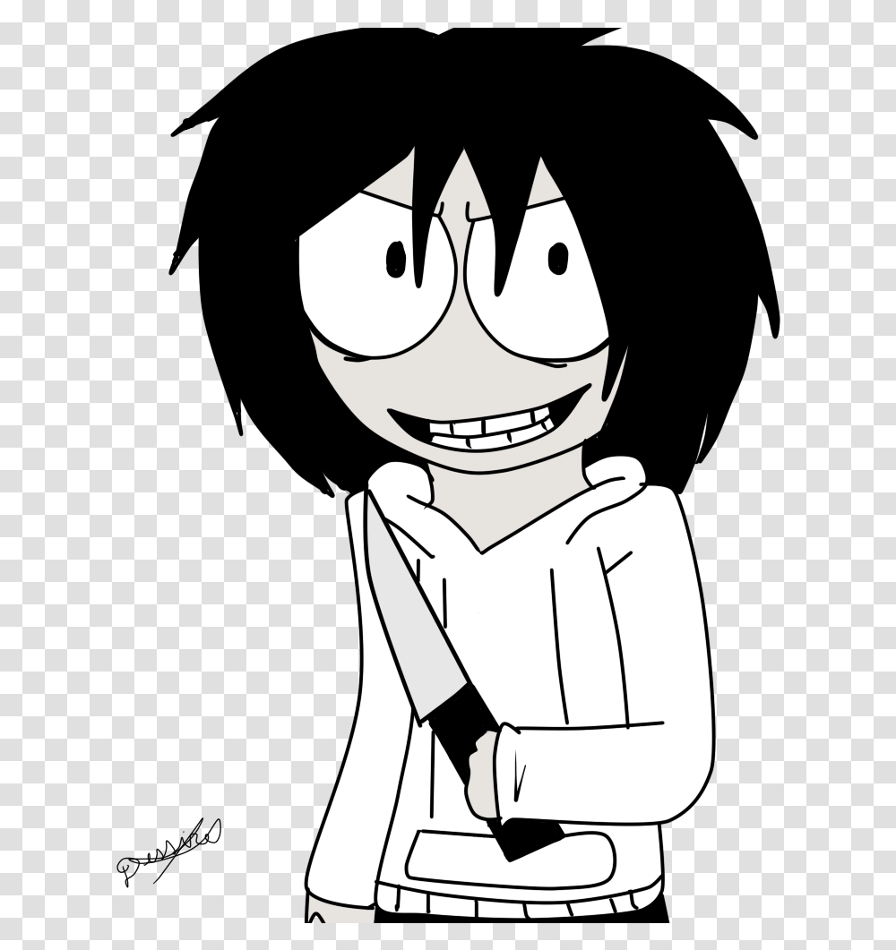 Jeff By Ask Teh Cartoon Jeff The Killer, Stencil, Drawing, Doodle Transparent Png