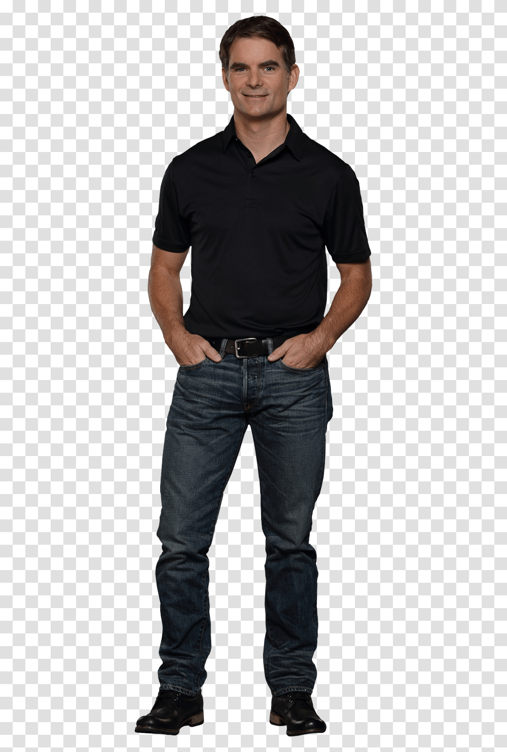 Jeff Gordon In Jeans, Pants, Apparel, Person Transparent Png