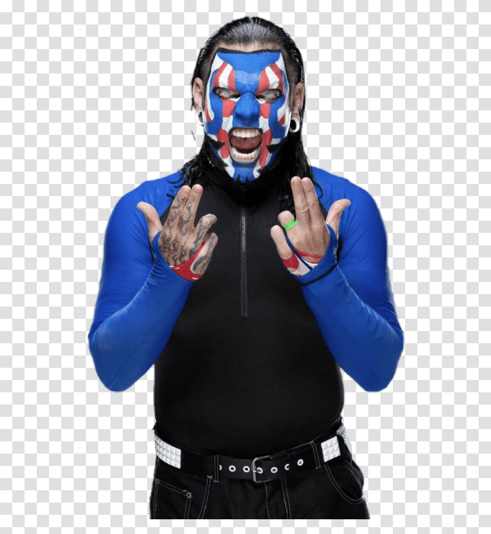 Jeff Hardy Face Paint 2018 Download Jeff Hardy American Face Paint, Performer, Person, Human Transparent Png