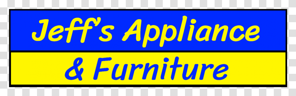 Jeff S Appliance And Furniture Logo Calligraphy, Word, Number Transparent Png