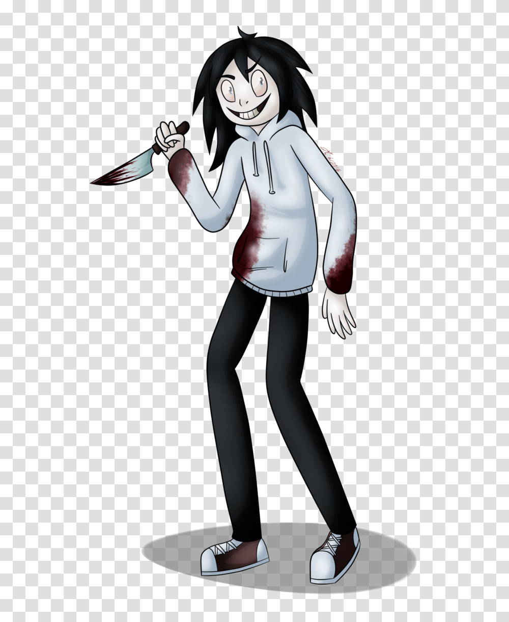 Jeff The Killer, Sleeve, Long Sleeve, Person Transparent Png