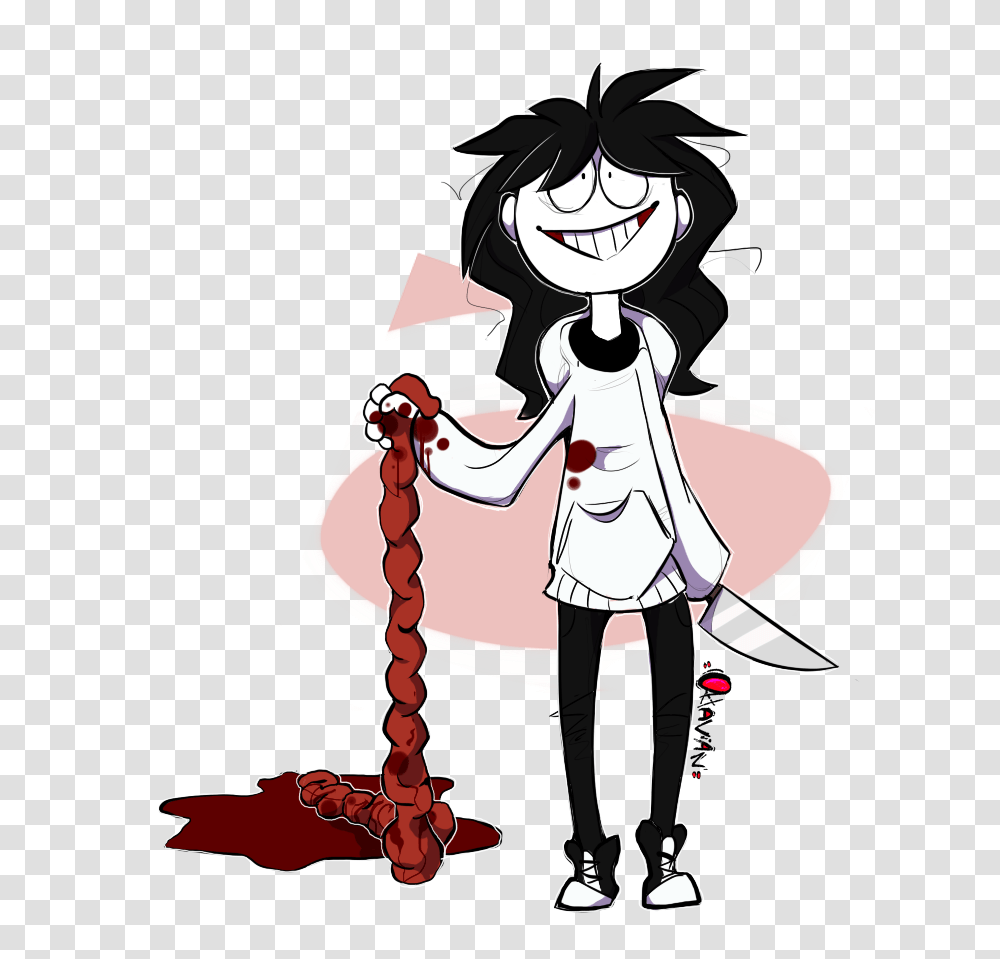 Jeff The Killer Fanart Laziest Thing Ever, Person, Performer, Drawing, Book Transparent Png