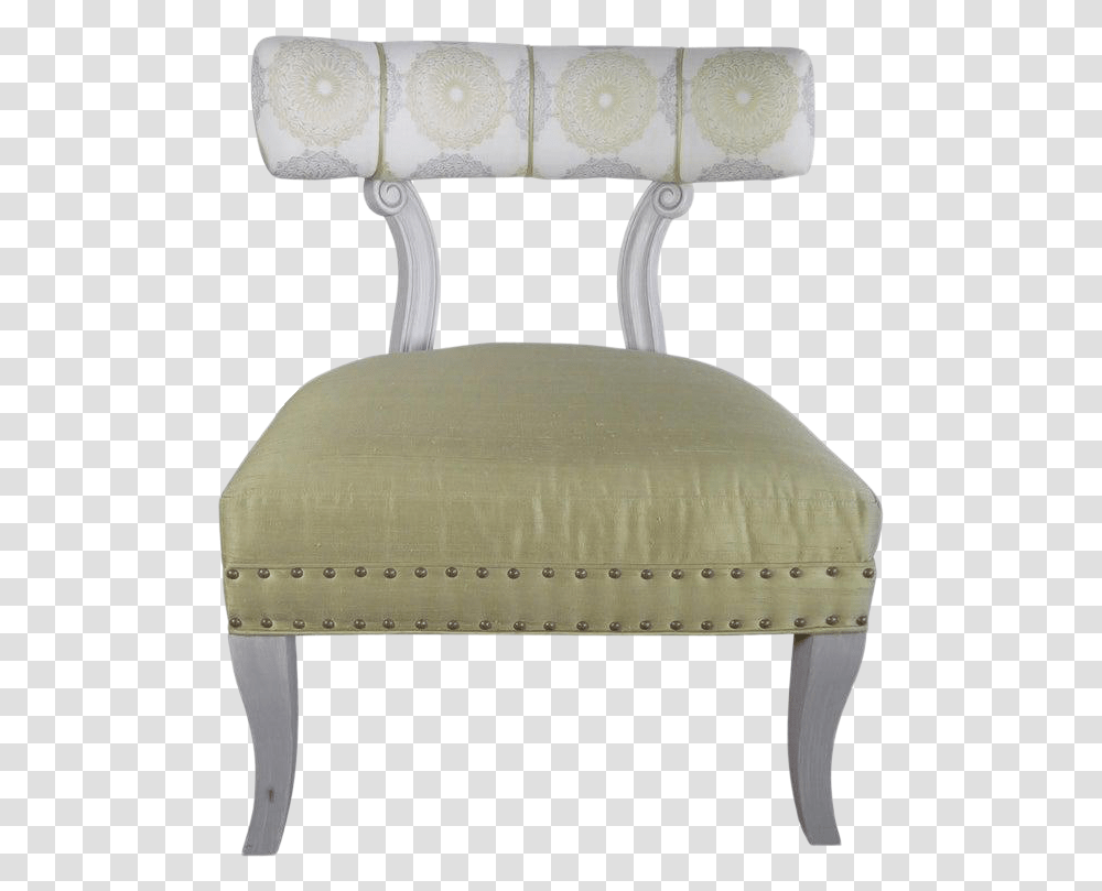 Jeff Zimmerman Collection French Deco Silk Nail Head Chair Chair, Furniture, Cushion, Lamp, Helmet Transparent Png