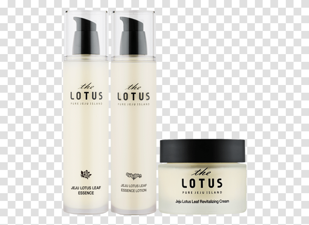 Jeju Lotus Complete Skin Care Set Skin Care, Shaker, Bottle, Cosmetics, Tin Transparent Png
