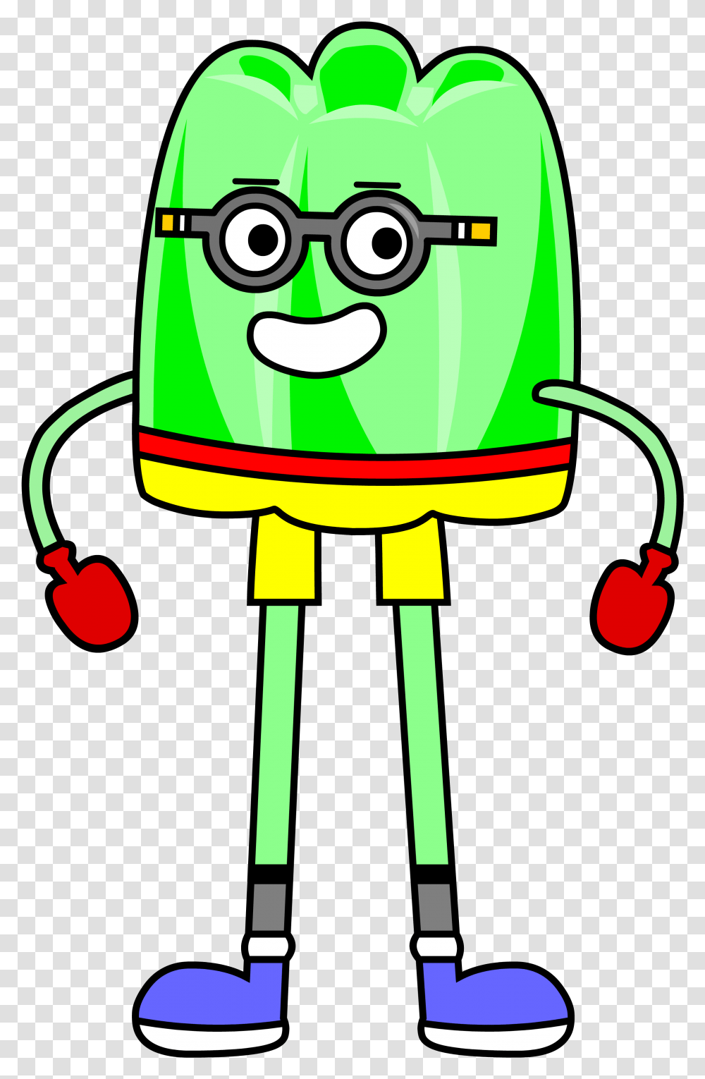 Jelly Animated Jelly, Green, Toy Transparent Png