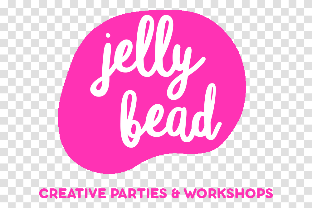Jelly Bead Childrens Slime And Craft Parties And Workshops Calligraphy, Label, Paper, Advertisement Transparent Png
