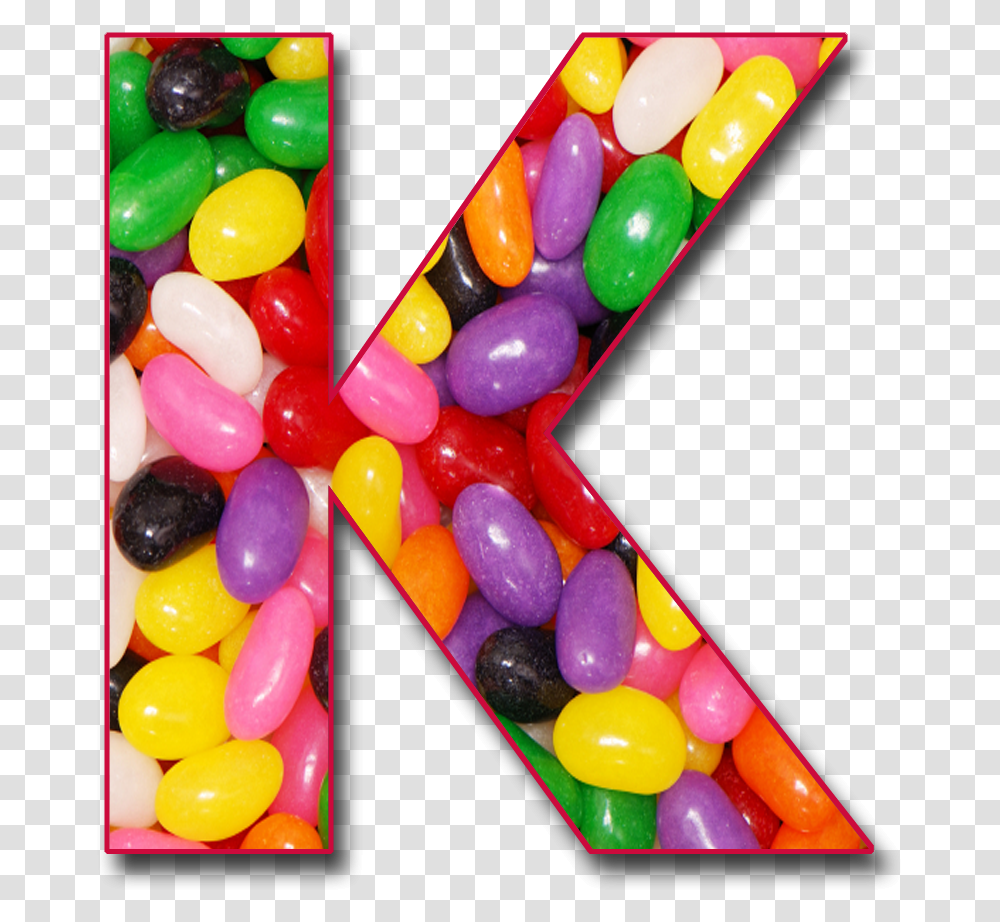 Jelly Bean Letter, Sweets, Food, Confectionery, Candy Transparent Png