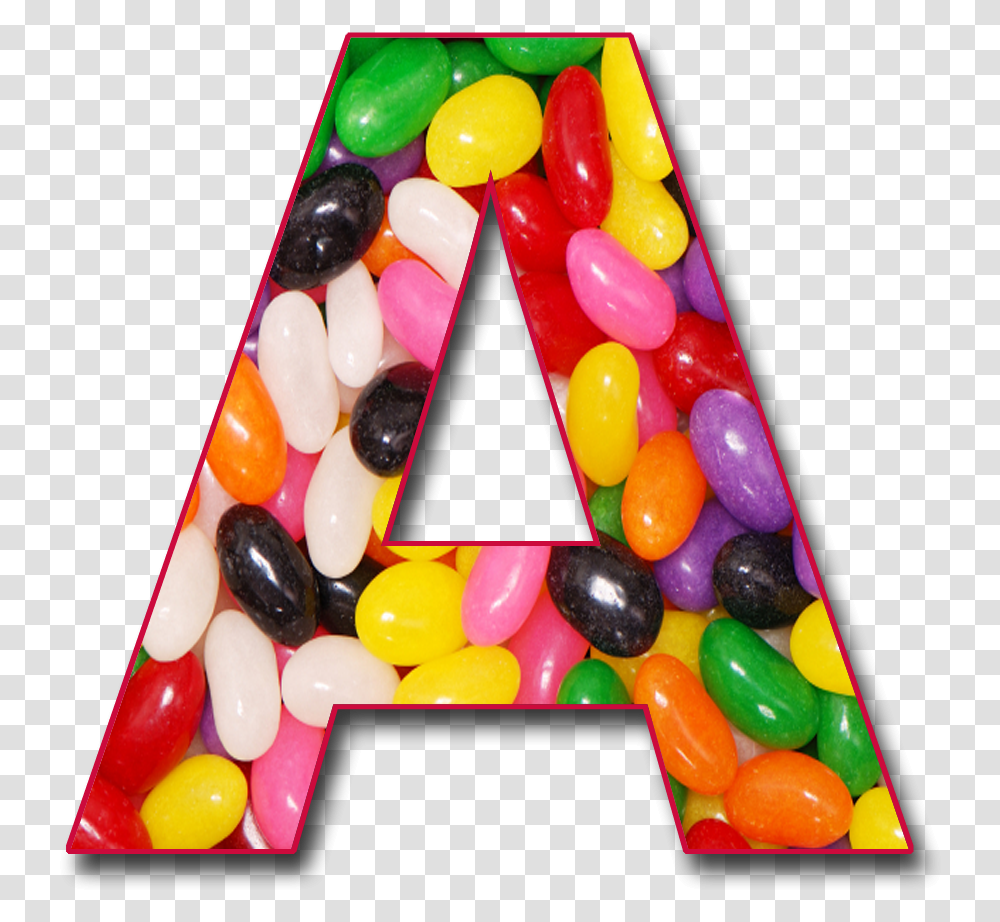 Jelly Bean Letters, Sweets, Food, Confectionery, Candy Transparent Png