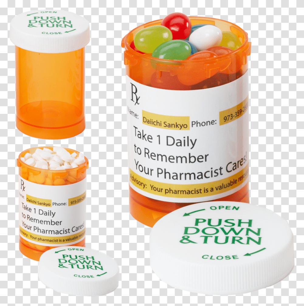 Jelly Beans In Pill Bottle, Medication, Beer, Alcohol, Beverage Transparent Png