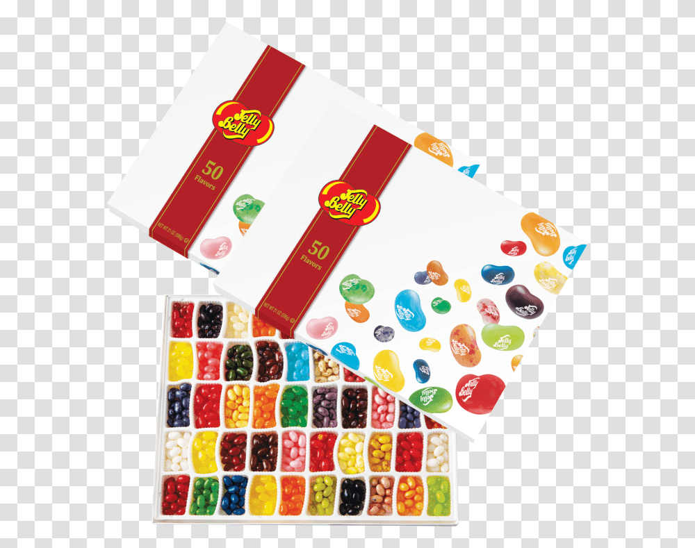 Jelly Belly 50 Flavor Gift Box, Food, Sweets, Confectionery Transparent Png