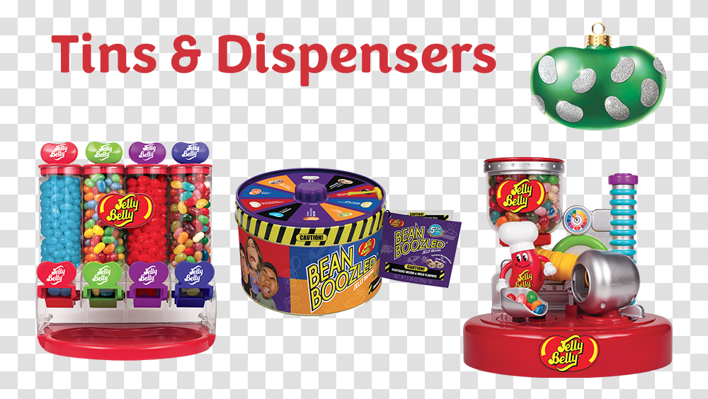 Jelly Belly Bean Dispenser, Tin, Sweets, Food, Confectionery Transparent Png