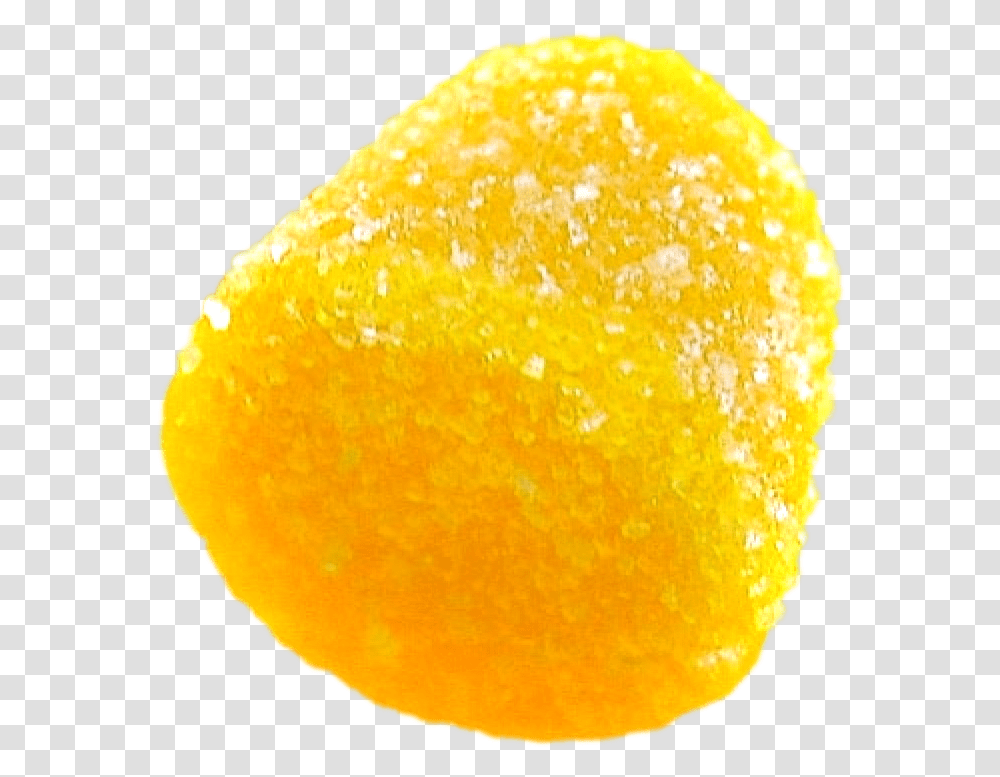 Jelly Candies Yellow Gumdrop, Sweets, Food, Plant, Citrus Fruit Transparent Png