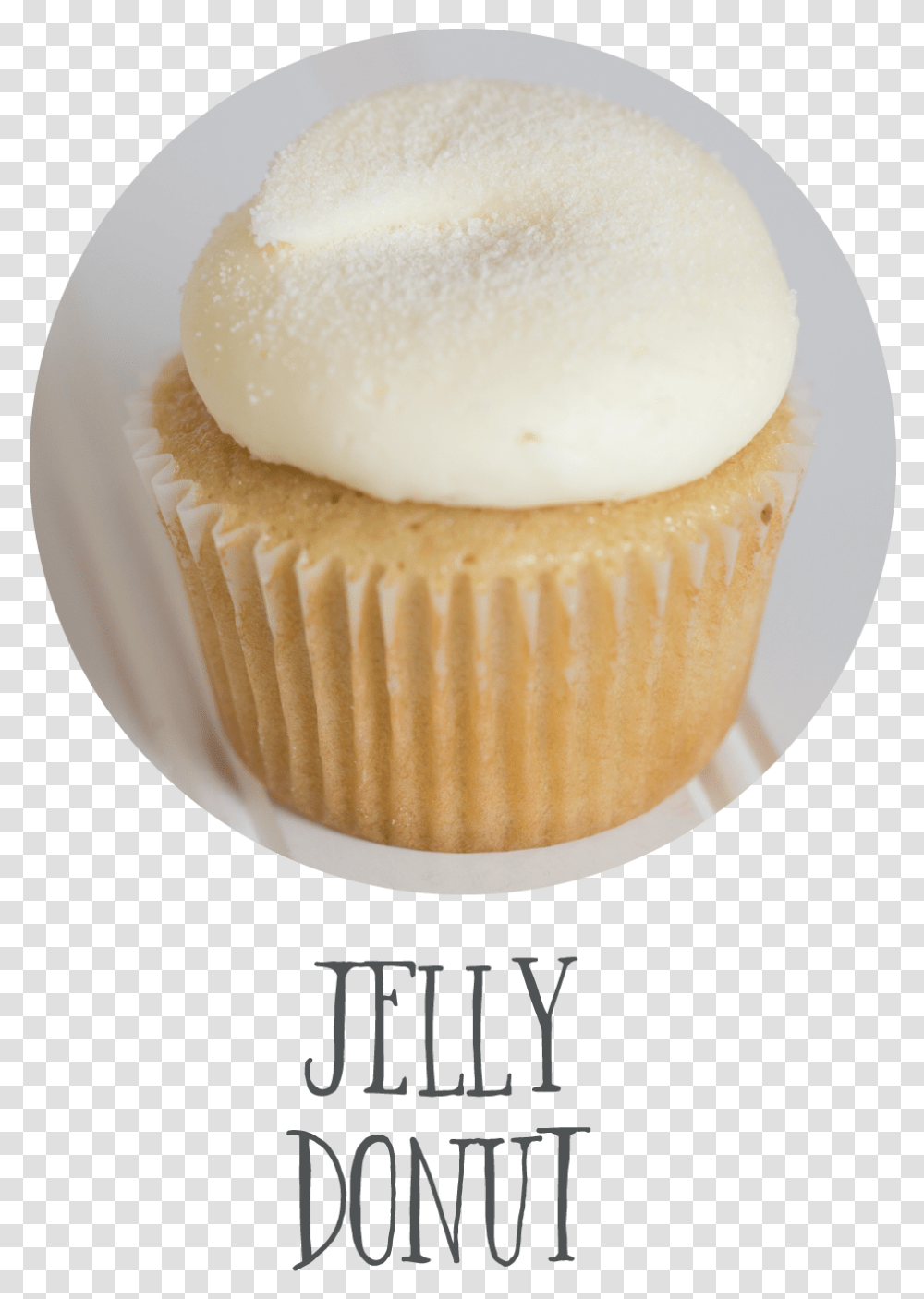Jelly Donut Cupcake, Cream, Dessert, Food, Creme Transparent Png