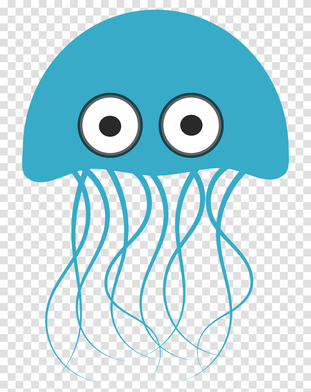 Jelly Fish Are They Edible Cartoon Jellyfish Background, Sea Life, Animal, Invertebrate Transparent Png