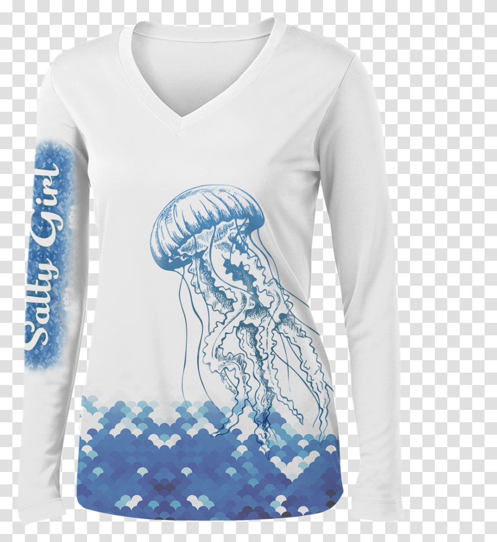 Jelly Fish, Sleeve, Apparel, Long Sleeve Transparent Png