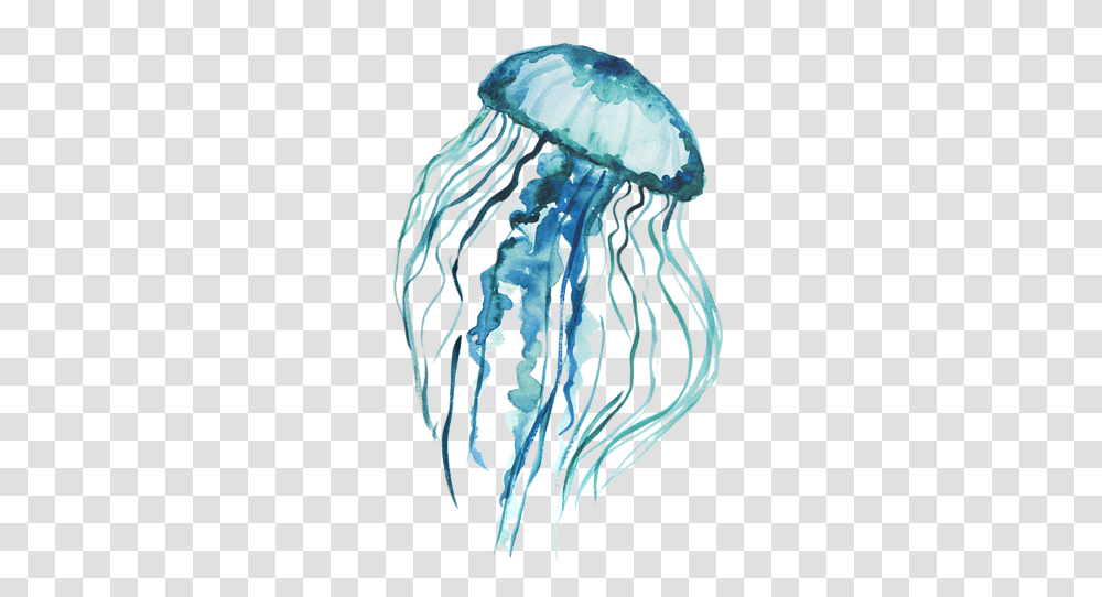 Jelly Tentacles Background Jellyfish, Invertebrate, Sea Life, Animal, Zebra Transparent Png
