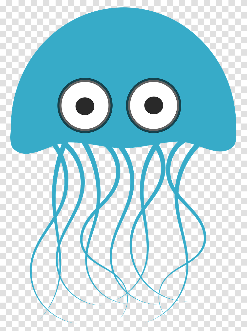 Jellyfish Blue Jellyfish Clipart, Sea Life, Animal, Invertebrate Transparent Png
