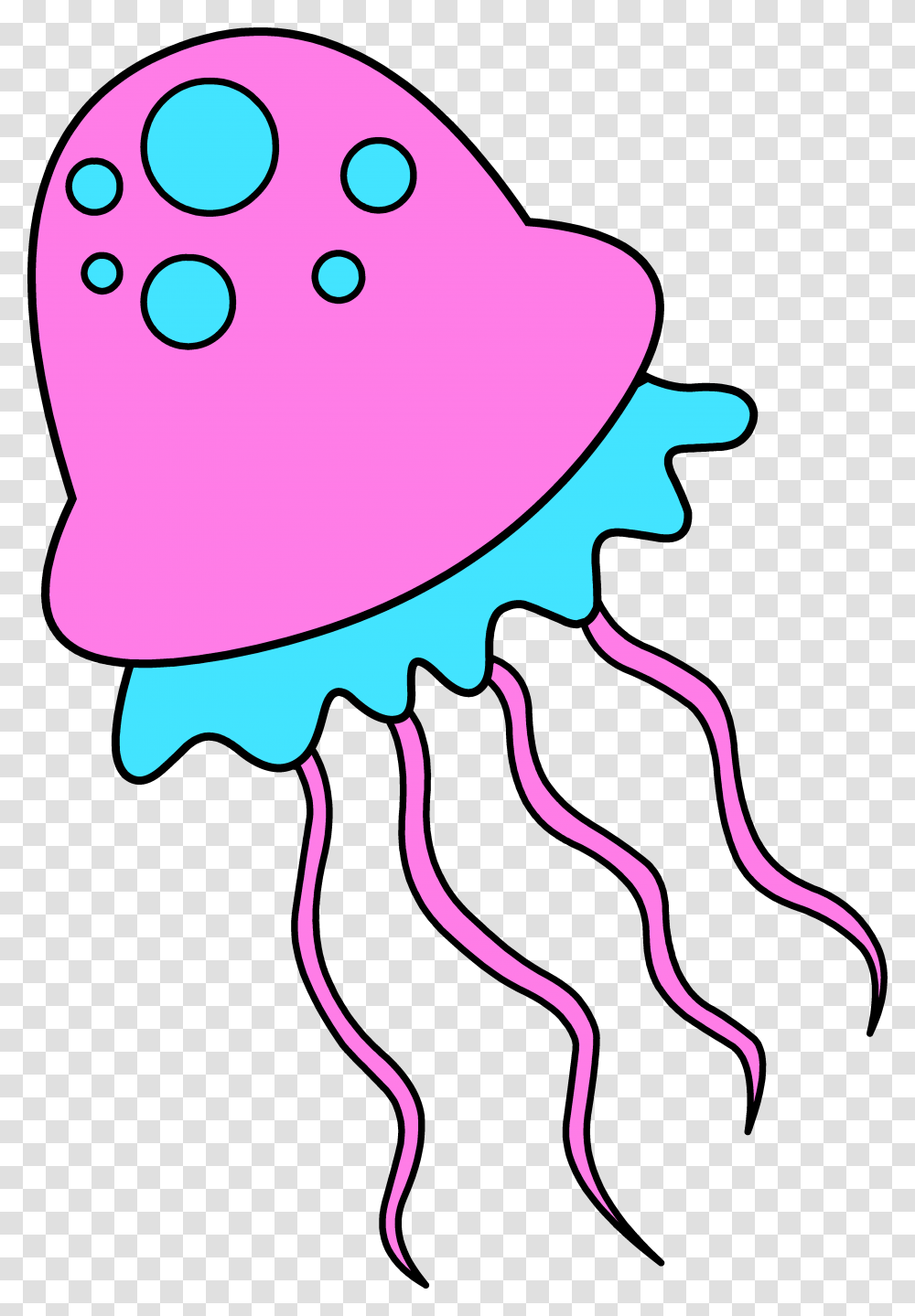 Jellyfish Clipart Jelly Fish, Sea Life, Animal, Invertebrate Transparent Png