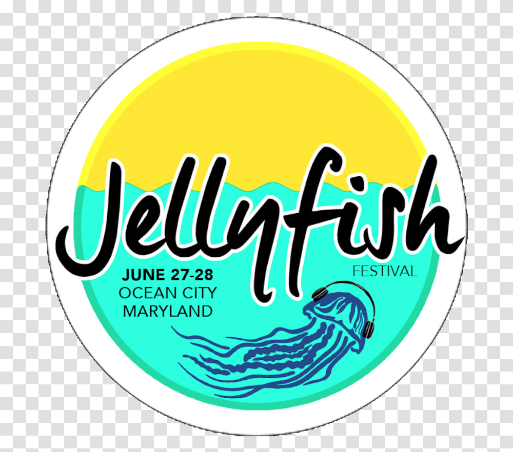 Jellyfish Logo New, Label, Trademark Transparent Png