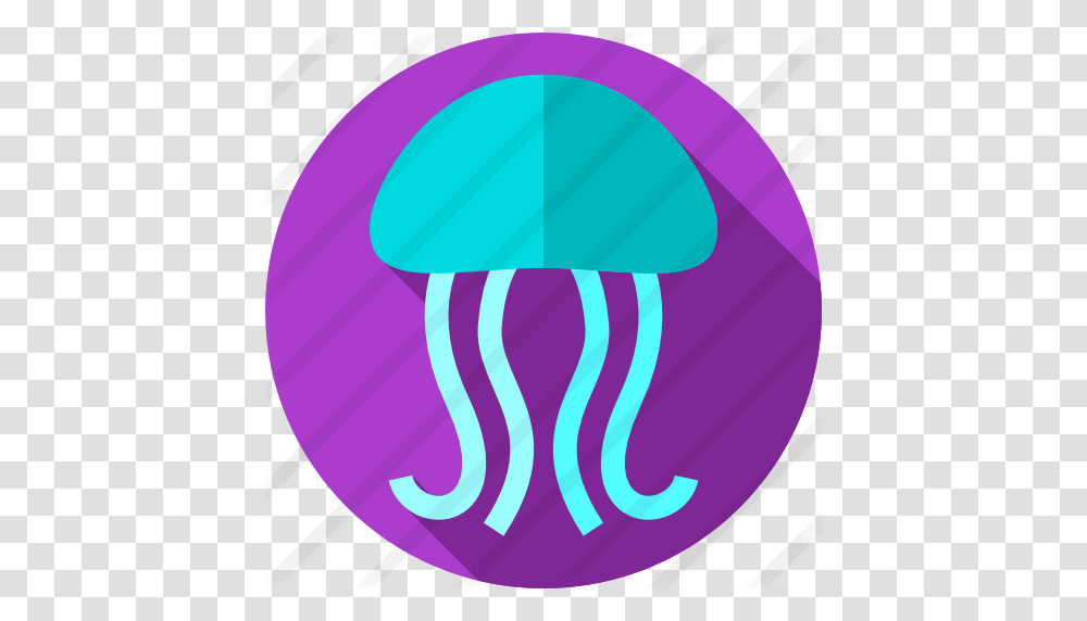 Jellyfish, Logo, Trademark, Purple Transparent Png