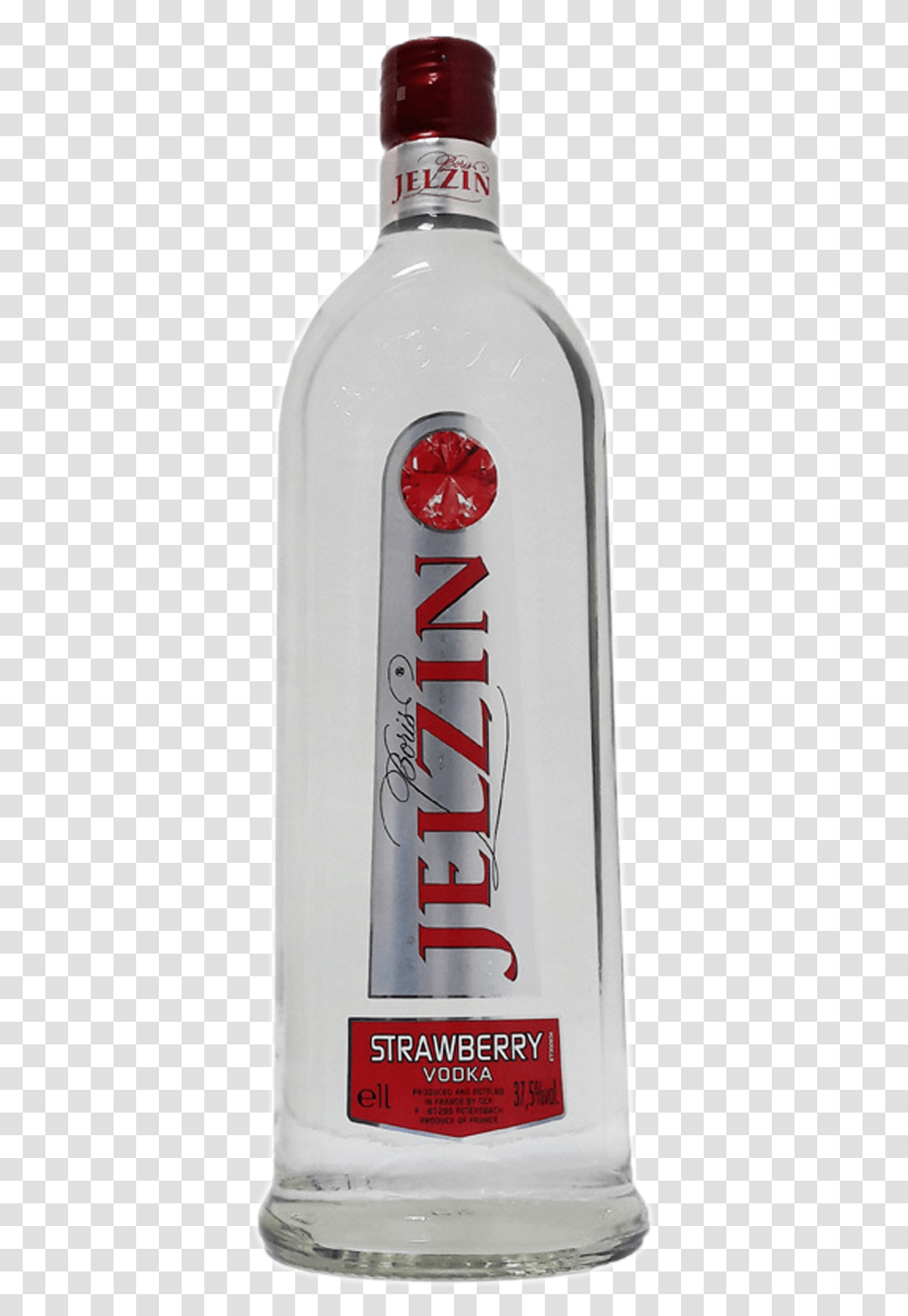 Jelzin Vodka Strawberry, Beverage, Drink, Alcohol, Liquor Transparent Png