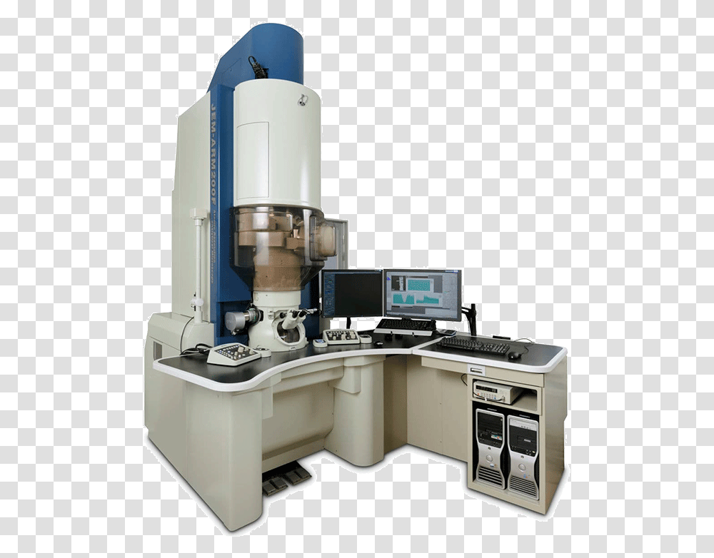 Jem Arm200f Transmission Electron Microscopy, Furniture, Monitor, Screen, Electronics Transparent Png