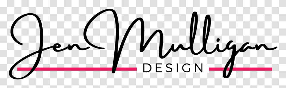 Jen Mulligan Design Calligraphy, Logo, Trademark Transparent Png