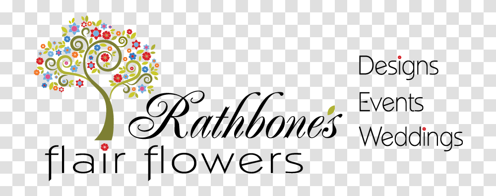 Jenks Florist Flower Delivery By Rathbone's Flair Flowers Calligraphy, Outdoors, Nature, Astronomy, Animal Transparent Png