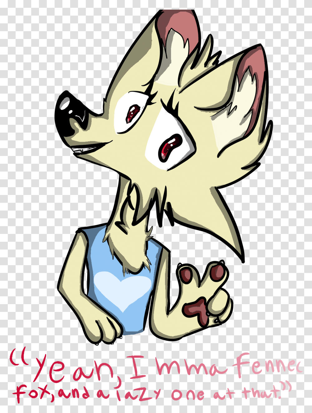 Jenna The Fennec Fox Anthro Anthro Fennec Fox Oc, Poster, Comics Transparent Png