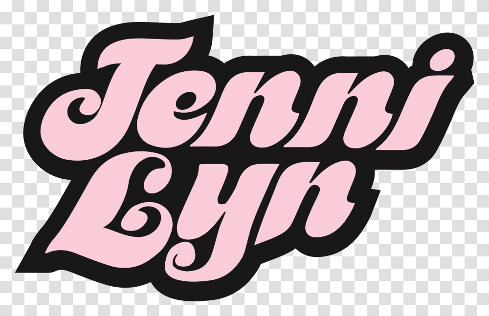 Jenni Lyn Logo Sticker Music Online Store Dot, Text, Alphabet, Number, Symbol Transparent Png