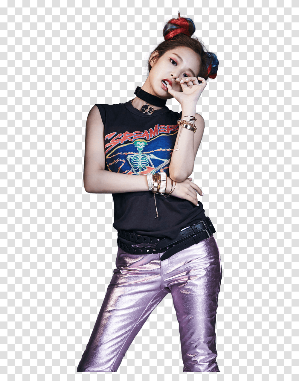 Jennie Black Pink, Person, Human, Accessories, Accessory Transparent Png