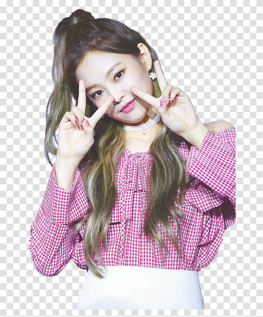 Jennie Blackpink And Kpop Image Blackpink Jennie Fan Meeting, Person, Finger, Female Transparent Png