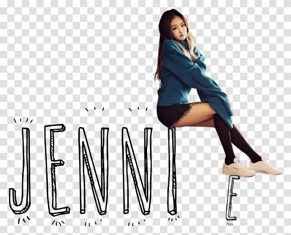 Jennie Blackpink Kpop Sticker, Person, Dance Pose, Leisure Activities Transparent Png