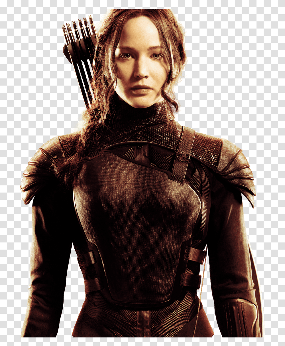 Jennifer Lawrence Images Hunger Games Katniss, Person, Sleeve, Costume Transparent Png