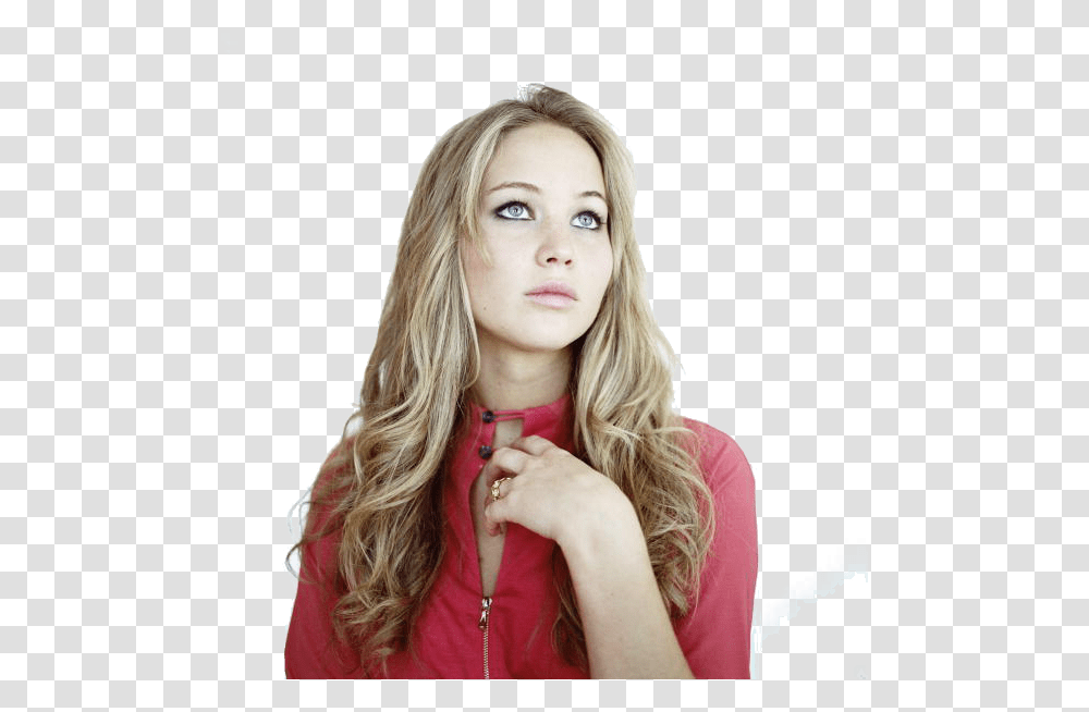 Jennifer Lawrence Looking Up Portrait Photography Of Celebrities, Face, Person, Female Transparent Png