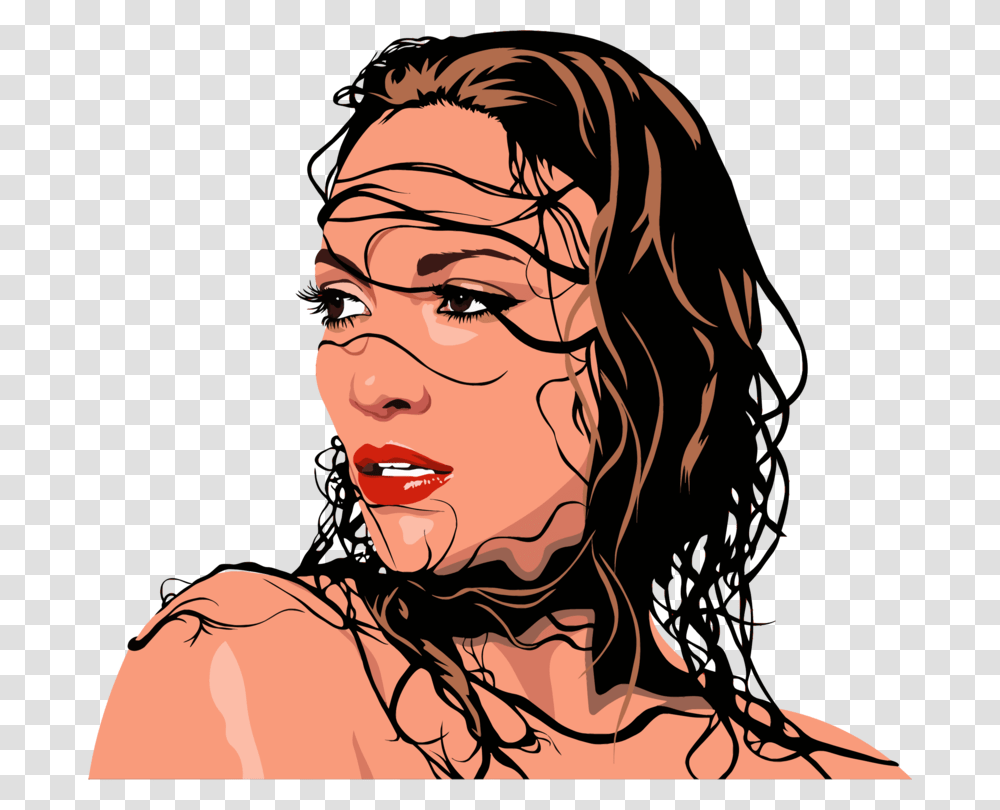 Jennifer Lopez Actor Drawing Facial Hair Cartoon, Face, Person, Head Transparent Png