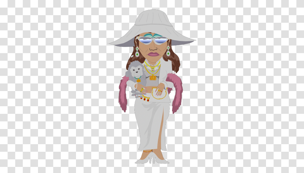Jennifer Lopez En South Park, Costume, Hat, Sombrero Transparent Png