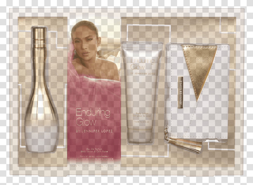 Jennifer Lopez Enduring Glow, Book, Bottle, Person, Human Transparent Png