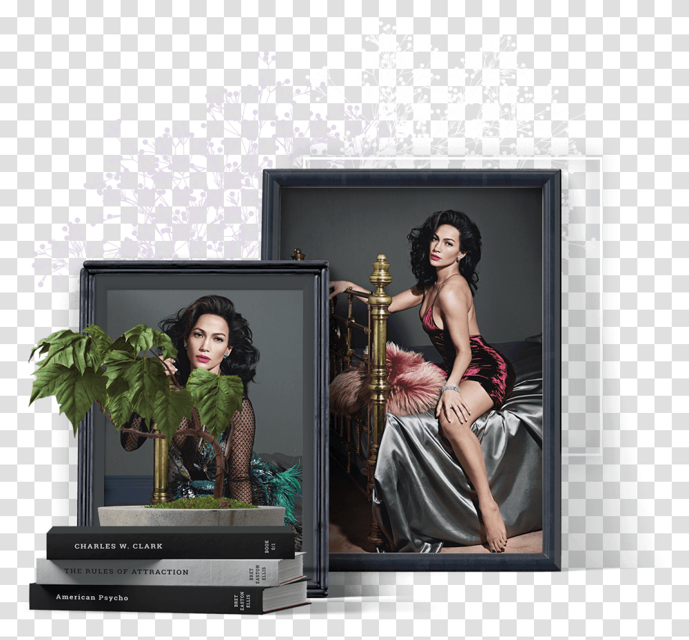 Jennifer Lopez Photos In Frames Lcd Tv, Monitor, Screen, Electronics Transparent Png